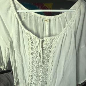 Lace Hollister Top
